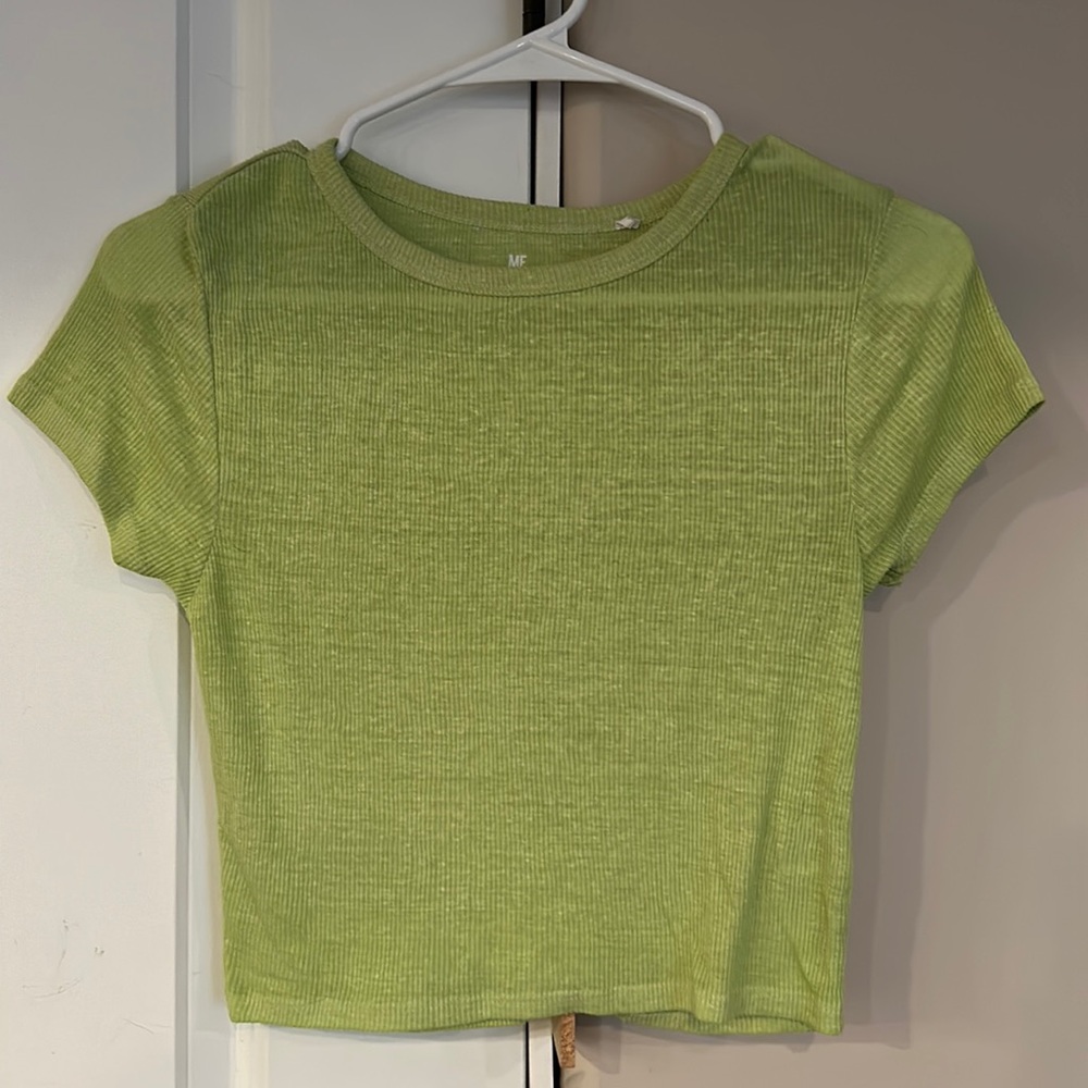 ME to WE lime green crop